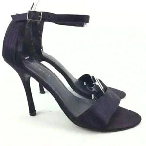 Nine West Heels Size 7.5 M-berkelium Purple Satin